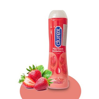 Gel bôi trơn Durex Play Strawberry Hương Dâu thơm mát, quyến rũ - chai 100ml