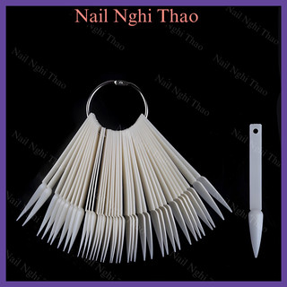 Móng que nhọn làm mẫu nail, học nail túi 50 que