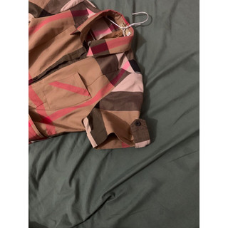 [THANH LÝ CÁ NHÂN] Đầm cổ sơ mi họa tiết burberry (hàng thiết kế)