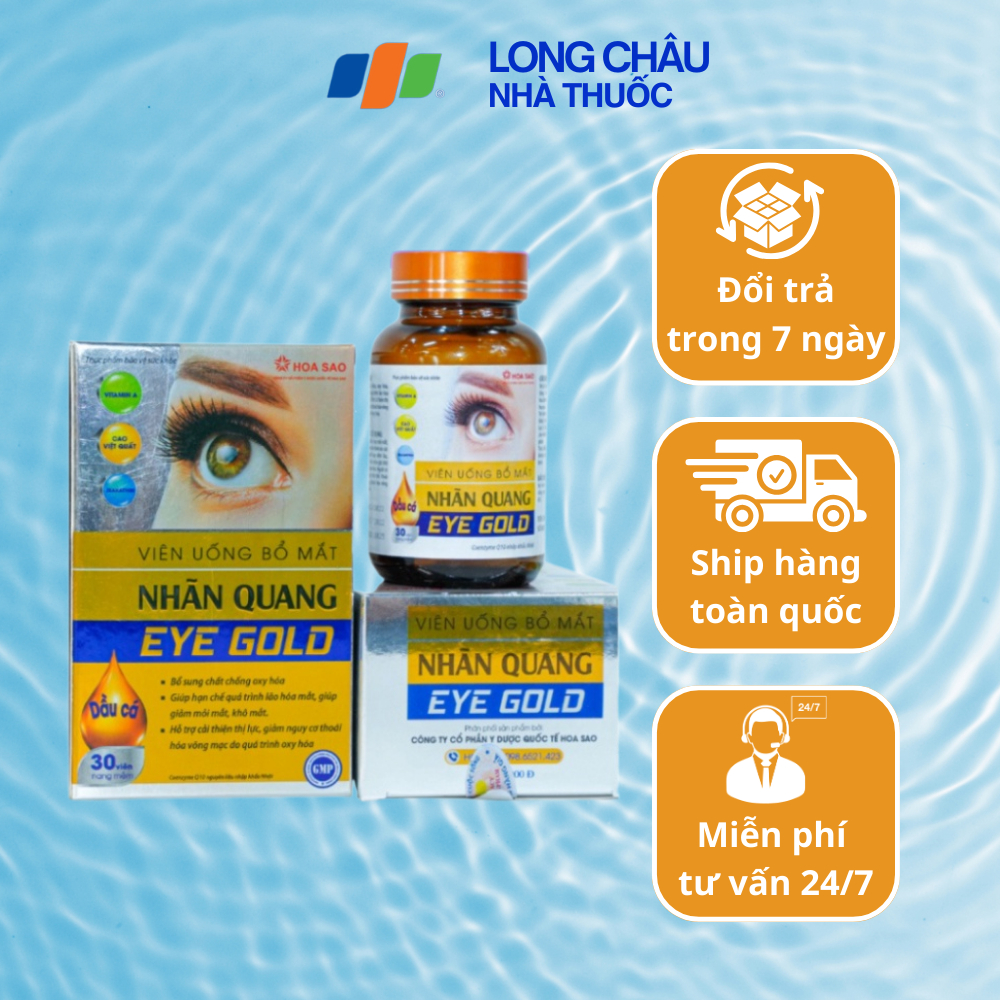 Viên Uống Bổ Mắt EYE GOLD Tăng Cường Thị Lực Mắt Chống Mỏi Mắt Cho Người Già Và Trẻ Em Japa Kids
