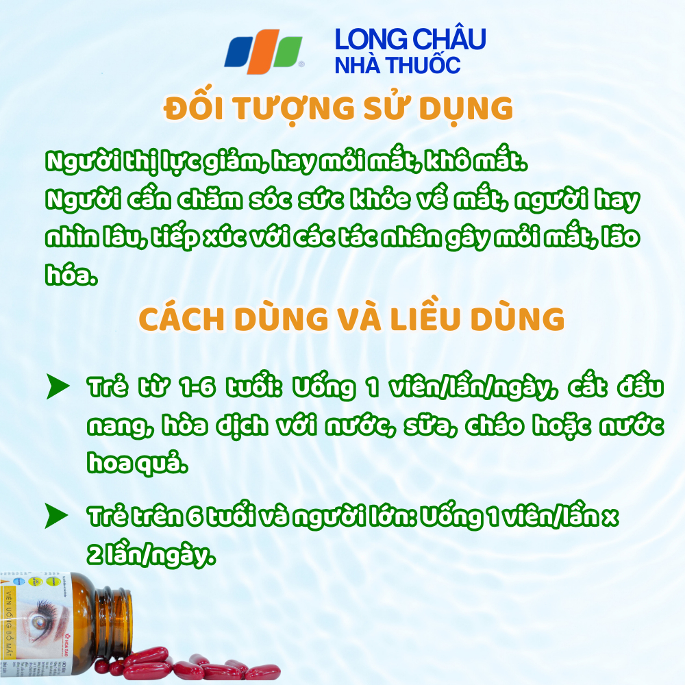 Viên Uống Bổ Mắt EYE GOLD Tăng Cường Thị Lực Mắt Chống Mỏi Mắt Cho Người Già Và Trẻ Em Japa Kids