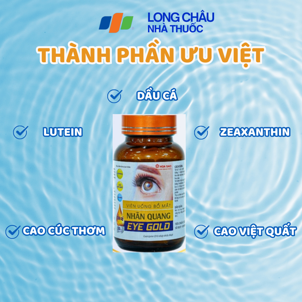 Viên Uống Bổ Mắt EYE GOLD Tăng Cường Thị Lực Mắt Chống Mỏi Mắt Cho Người Già Và Trẻ Em Japa Kids