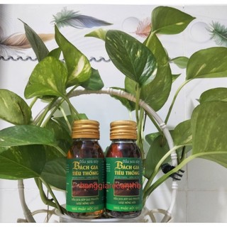 [Hàng chính hãng ] Bộ 2 chai Dầu xoa bóp xanh thảo dược Bách Gia Tiêu Thống 60ml (tên cũ: Bách Linh Tiêu Thống)