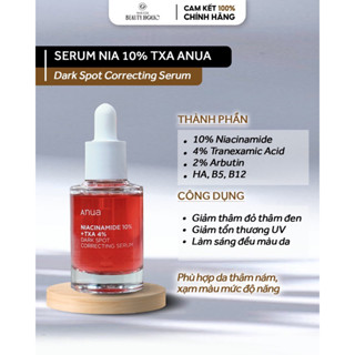 Serum giảm thâm nám ANUA NIACINAMIDE 10% TXA 4% DARK SPOT CORRECTING SERUM