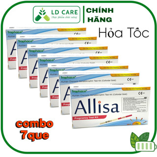  COMBO 7 Que thử thai Alisa - Đạt chuẩn xuất sang Châu Âu - Nhanh Chính Xác Mọi Thời Điểm Trong Ngày 