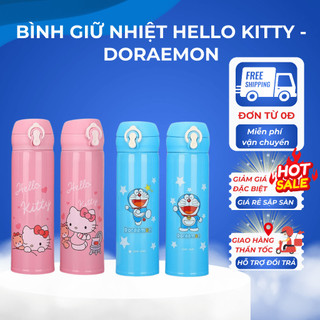 Bình giữ nhiệt hello kitty siêu dễ thương chất liệu inox 304