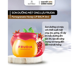 Son dưỡng mật ong lựu FRUDIA POMEGRANATE HONEY LIP BALM 3in1