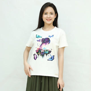 Áo Thun Nữ Hàng Hiệu Sure, In Hình Xinh Xắn, Chất Liệu Thun 100% Cotton Organic Premium Sure