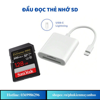 Đầu đọc thẻ nhớ OTG cho máy ảnh