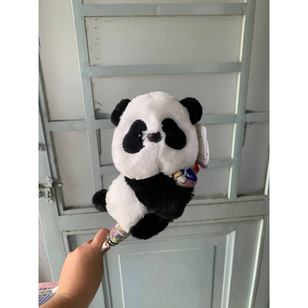 ⬛️ HỎA TỐC ⬛️ Bọc Bảo Vệ Cán Vợt Cầu Lông GẤU TRÚC ĐEN PANDA Nhồi Bông Đáng Yêu THÚ ÔM VỢT QUÀ TẶNG