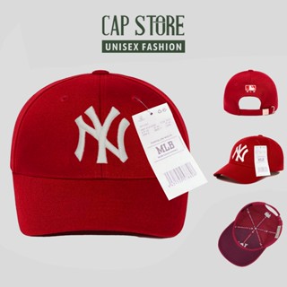 Nón lưỡi trai NY - Mũ nam nữ mlb thêu thời trang nam cao cấp full box phong cách thời trang ulzzang Capstore [MLB.04]
