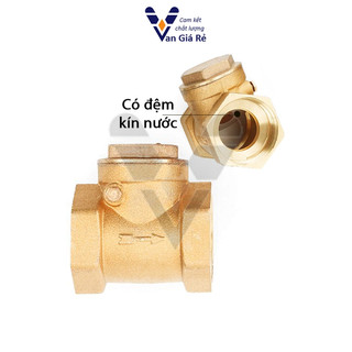 Van nước 1 chiều lá lật có đĩa đệm đài loan phi 21 27 34