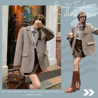 Áo khoác blazer hàng loại 1 chuẩn hãng kèm ảnh thật phía sau sau bài đăng