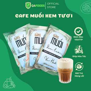 [Mix Đủ Vị] Cafe Muối Kem Tươi, Cà phê Kem Trứng, Cà Phê Sầu Riêng, Coffee Buôn Mê Thuột 100ml (GIAO HỎA TỐC) QAFOODS