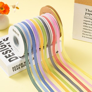 RẺ VÔ ĐỊCH - Ruy Băng (Ruybang) Kẻ (1cm *50m) - Trang trí bánh sinh nhật, bánh kem, làm nơ bó hoa