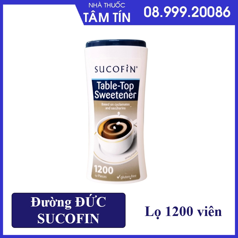Đường Ăn Kiêng Cologrin Đức, Sucofin table top sweetener đường dành cho người ăn kiêng, tiểu đường, cao huyết áp