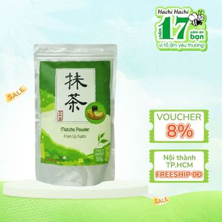 Bột trà xanh Matcha Uji Yanoen 500g - Hachi Hachi Japan Shop