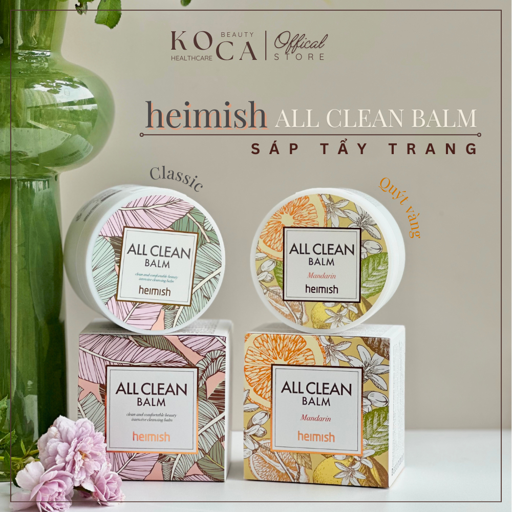  Sáp Tẩy Trang Heimish All Clean Balm 120ml – Làm sạch sâu dịu nhẹ cho mọi làn da 
