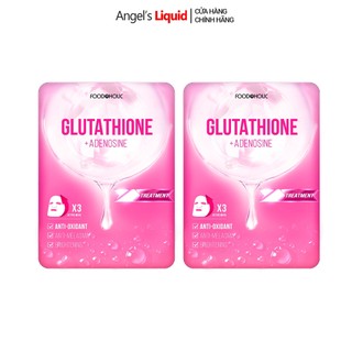 Combo 2 Mặt Nạ Foodaholic Glutathione Dưỡng Trắng Da 23ml x2