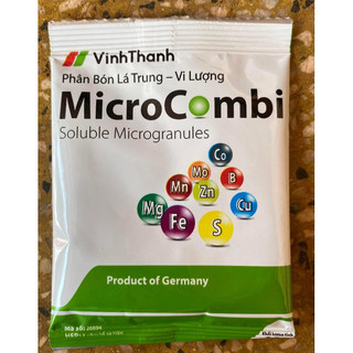 Phân Bón Microcombi 2.5g, Vi Lượng combi giúp cây xanh tốt, dày lá, ra hoa đậu quả, tăng lứa hái, hết còi cọc, vàng lá