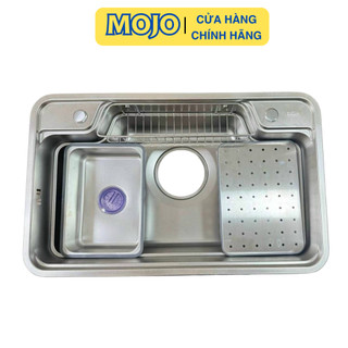 Chậu rửa bát 1 hố hiện đại đa năng inox 304 bồn rửa chén kiểu dáng nhật bản cao cấp