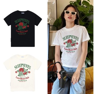 Áo Thun Nữ Baby Tee SLEEPY EYES cotton cao cấp 2 chiều đl 250gsm