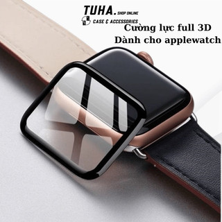 Kính cường lực bảo vệ đồng hồ cho Apple Watch 7 6 5 4 3 2 1 38mm 40mm 41mm 42mm 44mm 45mm