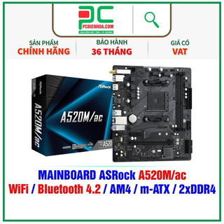 Mainboard asrock a520m/ac -36t