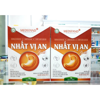 Nhất Vị An Gold MEDSTAND - Gel Giảm Đau Dạ Dày, Trào Ngược Dạ Dày Thực Quản, Bảo Vệ Niêm Mạc (Hộp 15 gói) [Chính Hãng]