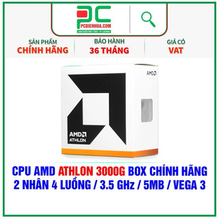Bộ vi xử lý cpu amd athlon 3000g box chính hãng - chính hãng 36t