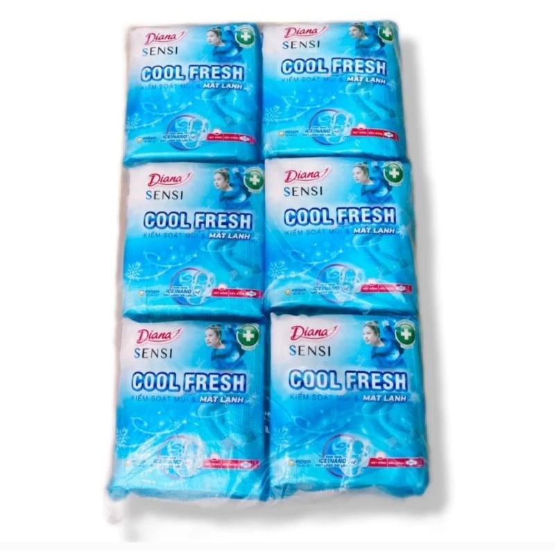 1 gói BVS Diana Cool Fresh Smc 8 miếng
