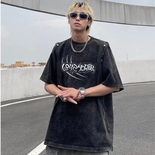 Áo Thun WASH XÁM CLAWS tay có thể tháo mặc được 2 kiểu siêu chất form nam nữ unisex form rộng Jaystoree 🖤