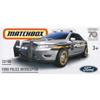 Xe mô hình cảnh sát Matchbox Ford Police Interceptor