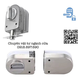 Chốt cửa kính cường lực không cần khoan kính 847