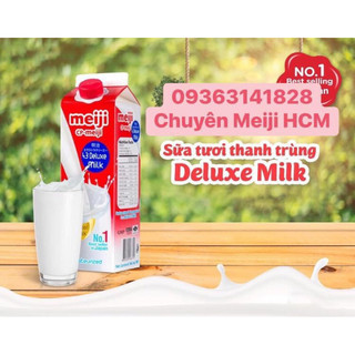 Sữa tươi thanh trùng nguyên chất Meiji đỏ / Meiji choco- Date mới