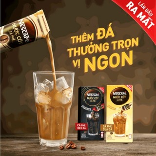 Nước cốt cà phê nestle đen đá/ sữa đá, nes rang đẩm, nes nguyên bản - gói dùng thử