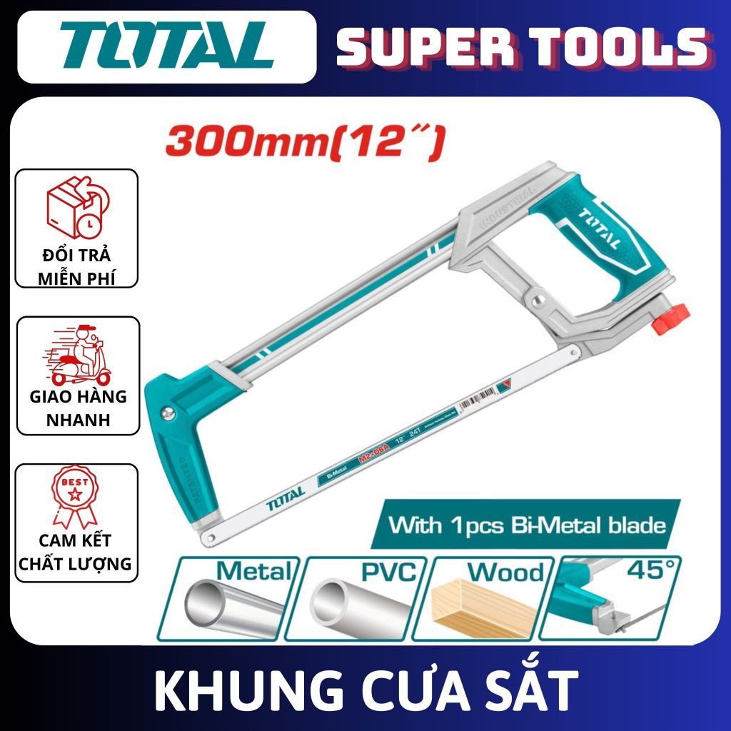 ĐỒ NGHỀ TOTAL Khung cưa sắt THT54106