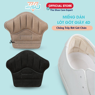 Miếng Dán Lót Gót Giày 4D Chống Rộng MINSU M5513 Đệm Bảo Vệ Chống Đau, Trầy Chân, Bị Rộng Cho Giày Cao Gót, Thể Thao