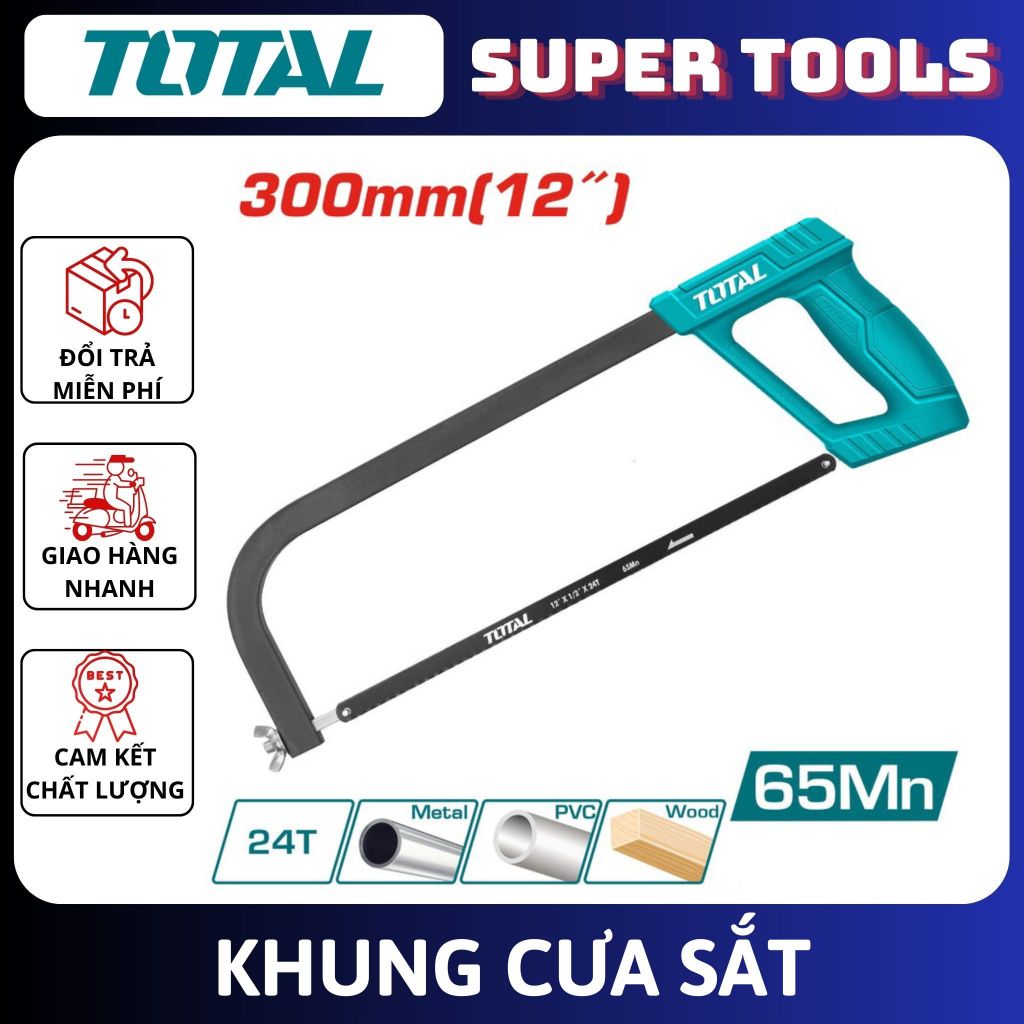 ĐỒ NGHỀ TOTAL Khung cưa sắt THT541036