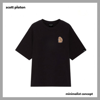 Áo thun Capybara Xả Vai - Chất liệu cotton dày dặn đứng form Scott Platon