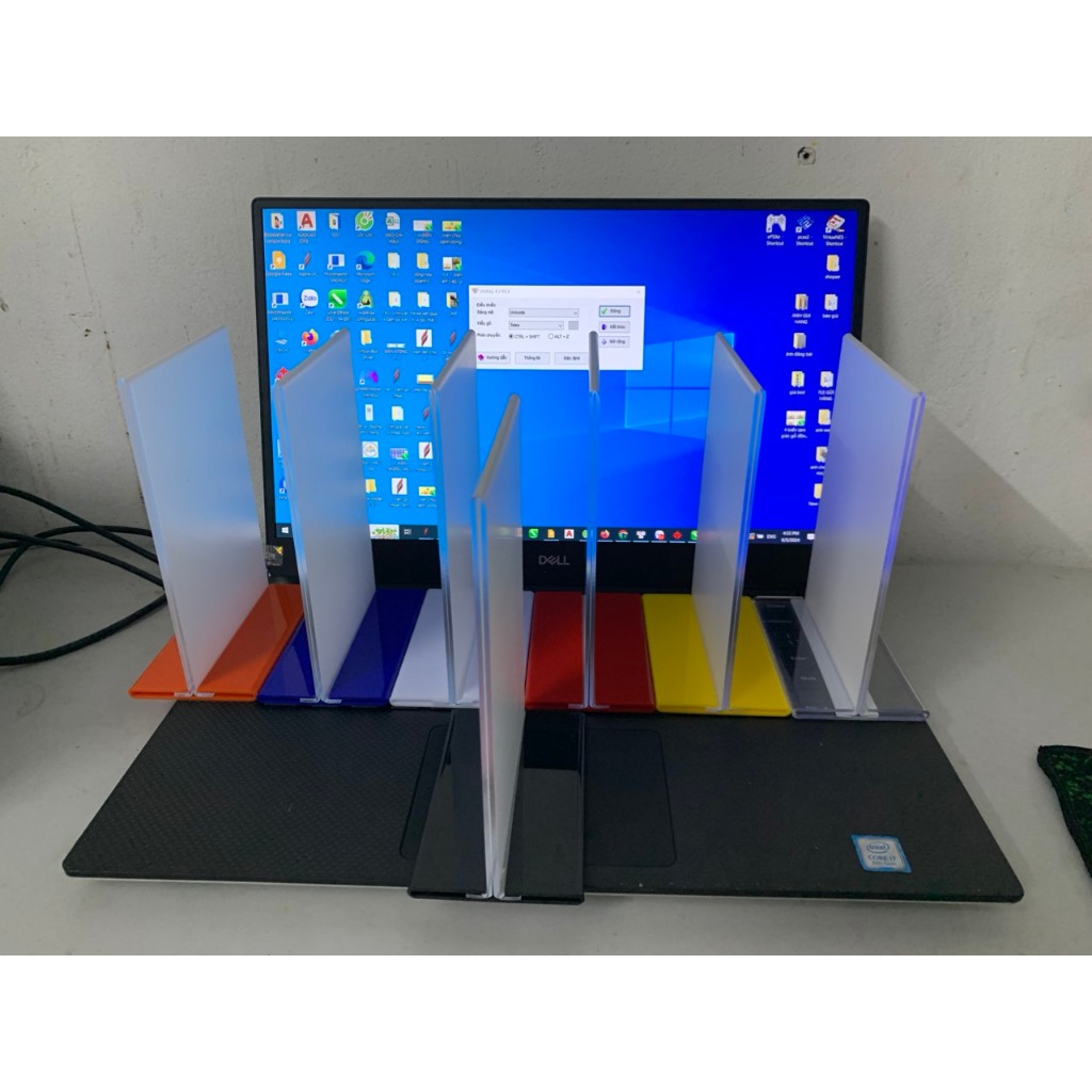 [FREE SHIP + SỈ] Menu mica để bàn A6 đế lùa 2 mặt, mica đế lùa A6, bảng mã Qr A6