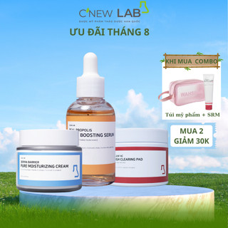 Combo ngừa mụn và siêu dưỡng da bộ 3 sản phẩm c'new lab cung cấp dưỡng chất, giảm thâm mụn