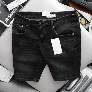 Quần short jean nam bigsize - siZe lớn cao cấp đen xám