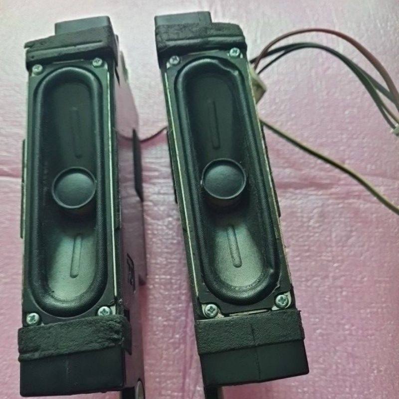 Cặp loa toàn dãi 6ohm/10w, tháo từ tivi SAMSUNG 32/40EH5000,có hộp cộng hưởng