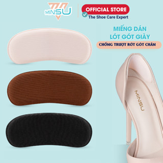 Miếng Dán Lót Gót Giày Chống Trượt MINSU M5516 Đệm Chống Trầy Gót Chân, Bị Rộng Chuyên Cho Giày Cao Gót, Thể Thao Nam Nữ
