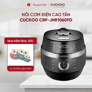Nồi cơm điện cao tần cuckoo crp-jhr1060fd - lòng nồi chống dính dung tích 1.8l - công suất 1455w - áp suất cao tần ih