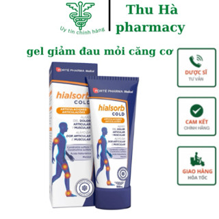 [Chính hãng] Gel lạnh Hialsorb Cold hỗ trợ giảm đau, bong gân, căng cơ (Tuýp 100ml) -Thuhapharmacy