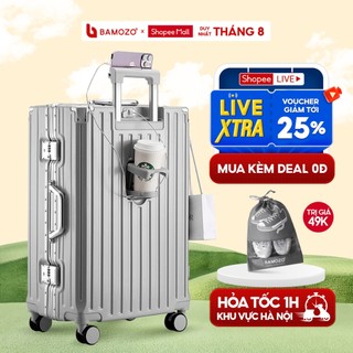 Vali Bamozo Khung Nhôm 9066 Size 20/24 Cao Cấp