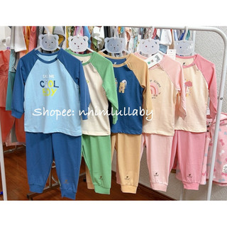 Bộ dài tay raglan bé trai, bé gái lullaby 2024 nh987r