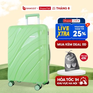Vali Du Lịch Nancy Bamozo Size 28 Cao Cấp, Vali Kéo Nhựa PP Chống Vỡ - Bảo Hành 5 Năm, 1 ĐỔI 1 Trong 30 Ngày